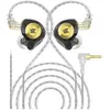 Écouteurs SZSMART KZ EDX ULTRA HIFI courbés noirs (In ear - sensibilit...