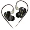 Écouteurs SZSMART KZ DQS HIFI courbés noirs (In ear - sensibilité 110±...