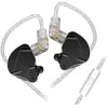 Écouteurs SZSMART KZ-ZSN PRO X HIFI courbés avec microphone noir (In e...