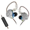 Écouteurs SZSMART KZ-ZSN PRO courbés avec microphone bleu (In ear - se...