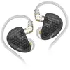 Écouteurs SZSMART KZ AS16 PRO HIFI courbés noirs (In ear - sensibilité...
