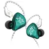 Écouteurs SZSMART KZ-ZST X HIFI courbés verts (In ear - sensibilité 10...
