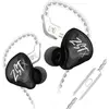 Écouteurs SZSMART KZ-ZST X HIFI courbés avec microphone noir (In ear -...