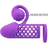 Romance ROMANTIEK - HARDEN PAARSE PENIS VERLENGDE SLEEVE | VIBRATRING PENIS SLEEVE | SEX TOYS VOOR MANNEN | SEKSSPEELTJES VOOR MANNEN | SEX TOYS VOOR KOPPELS | SEKSSPEELTJES VOOR KOPPELS | PENIS SLEEVE