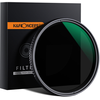 K&F Concept 72mm ND8-2000 variabel grijsfilter MC filter ND 3-11 stops