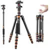 K&F Concept C225C0+BH-25 Lichtgewicht reis camerastatief van koolstofv...