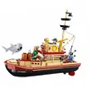 Sluban Modèle Briques Le Grand Requin 592 Pièces Jeu De Construction