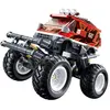 Bigfoot rood Sluban: 261 stuks - Monster Truck - Pull Back serie -