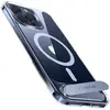 Torras geschikt voor iPhone 15 Pro Max Kickstand MagSafe hoesje - Tran...