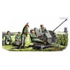 1:35 HobbyBoss 84412 German 20mm Flak38 Figure Set Plastic Modelbouwpakket
