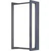 LUTEC - Qubo wandlamp voor buiten - LED - 4000K - Donkergrijs