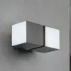 LUTEC Cuba - Tweekoppige LED wandlamp voor buiten - Donkergrijs
