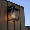 LUTEC West - Traditionele wandlamp voor buiten -  E27 - Mat Zwart