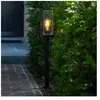 LUTEC Flair - Armatuur op Paal voor Buiten in Cottage Stijl - Matt Zwa...
