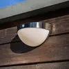 LUTEC Bubble - Wandlamp voor buiten met Sensor - Solar - Zilvergrijs