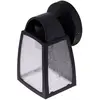 LUTEC Kelsey - Kleine wandlamp waterglas - Mat Zwart