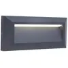 LUTEC Helena - Framestrip buitenwandlamp LED model - Donkergrijs