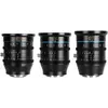 Sirui Jupiter Set de 3 objectifs 24mm/35mm/50mm T2 Macro Cinéma plein ...