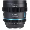 Sirui AF 20mm T1.8 1.33X S35 anamorphique monture E Blue Flare