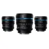SIRUI Kit d'Objectifs Cinéma  Nightwalker Series 24, 35 et 55mm T1.2 S35 à mise au point manuelle pour Monture M4/3 - Noir