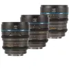 SIRUI Kit d'Objectifs Cinéma Nightwalker Series 24, 35 et 55mm T1.2 S3...