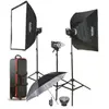 Godox MS300-D kit flash 3 torches 300 Ws