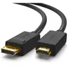 UGREEN Câble DisplayPort vers HDMI 4K UHD Adaptateur DP vers HDMI 1080P Connecteus Plaqués Or, 3m