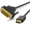 UGREEN Câble HDMI Mâle vers DVI D 24 1 Mâle 1080P, plaqué or, 2m