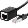 Câble d'extension de patch CAT 6 - UGREEN - 1m - RJ-45 mâle/femelle - Blindé et écranté - Noir