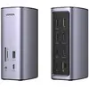 Ugreen USB-C Docking Station 12-in-1 Bedraad Zilver