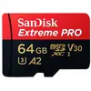 Sandisk A2 Extreme Pro Carte micro SD 170 Mo - s A2 V30 U3 Carte TF 64 Go Carte mémoire avec adaptateur SD