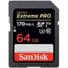 SanDisk SD Carte Mémoire 64Go Extreme Pro SDHC SDXC UHS-I Classe 10 17...
