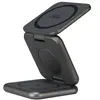 Audi 3 in 1 Foldable Draadloos Laadstation (15W) - Zwart