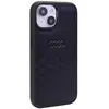 Audi GT Leather Back Case - Geschikt voor Apple iPhone 15 Plus (6.7") - Zwart