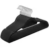 Cintres SONGMICS Crochet rotatif 360°, anti-dérapant, noir CRF20B