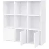 VASAGLE Bibliothèque en bois - Meuble de rangement - Casier jouet enfa...