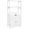 VASAGLE Meuble de Salle de Bain avec tiroir, 2 Compartiments Ouverts, ...