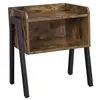 Table de chevet - VASAGLE - Vintage - Compartiment de rangement - Pied...