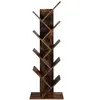 Bibliothèque en forme d'arbre VASAGLE - 8 niveaux - Marron rustique