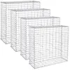 Gabions de pierre - SONGMICS - Lot de 4 - 100x90x30cm - Mailles 10x5cm...