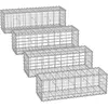 Gabions de pierre métallique galvanisé 100x30x30cm - SONGMICS