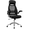 SONGMICS Chaise De Bureau Pivotant Ergonomique, Noir