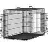 Feandrea Cage pour Chien Pliable avec 2 Portes, Plateau Amovible, 122 ...