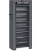 Armoire à chaussures SONGMICS 10 étagères avec housse 27 paires Gris 5...