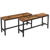 Lot de 2 Bancs de salle à manger - VASAGLE - Style industriel - Cadre ...
