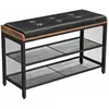 Banc à Chaussures - VASAGLE - LBS75X - Banquette rembourrée avec étagè...