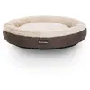 FEANDREA Panier pour Chien, Canapé, Lit pour Chat, Rond, 65 cm, Marron...