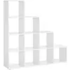 VASAGLE etagère home - 129.5 x 129.5 x 29 cm - marron