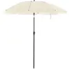 Songmics Parasol, 160 cm, marktparasol, zonnescherm, achthoekige tuinp...