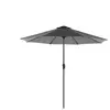 Parasol de jardin avec manivelle, Gris / Ø 3 m GPU30GYV1